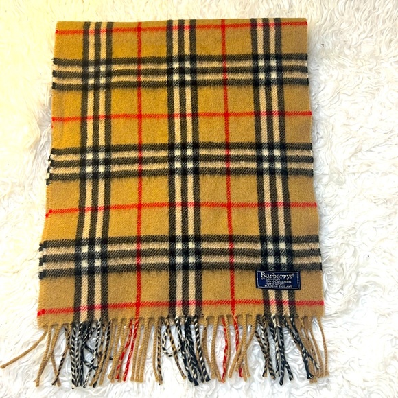 Burberrys plaid wool / cashmere scarf - Picture 10 of 10